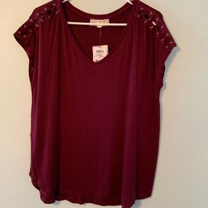 NWT Lightweight Plum Shirt